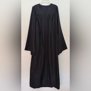 Classic Black Graduation Gown